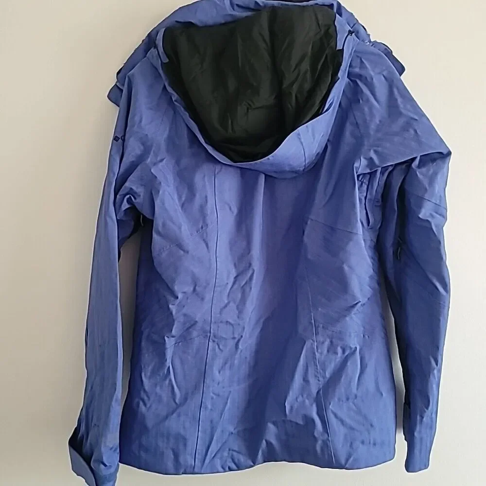 Columbia Interchange Jacket Small Omni-tech Purple Blue Women’s Lightweight